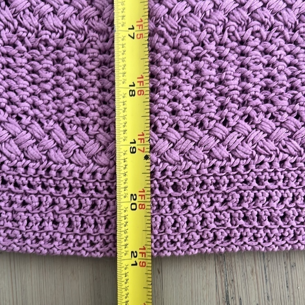 Vince Cotton Crochet Knit Camisole Square Neck Tank Sweater Size M - Picture 10 of 13
